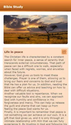 BIBLE android App screenshot 2